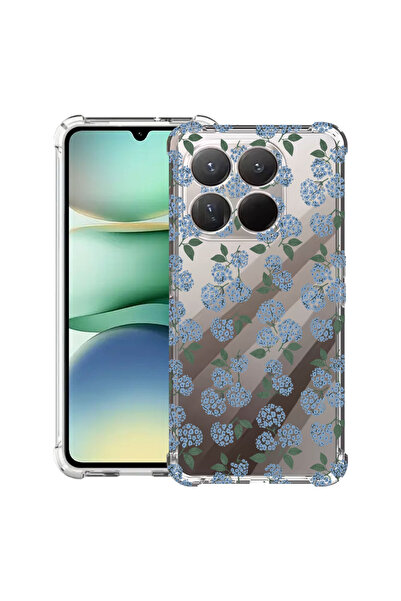 bestcase Husă Antișoc pentru Xiaomi 15T Pro, Floral - Model cu Hortensii, 210...