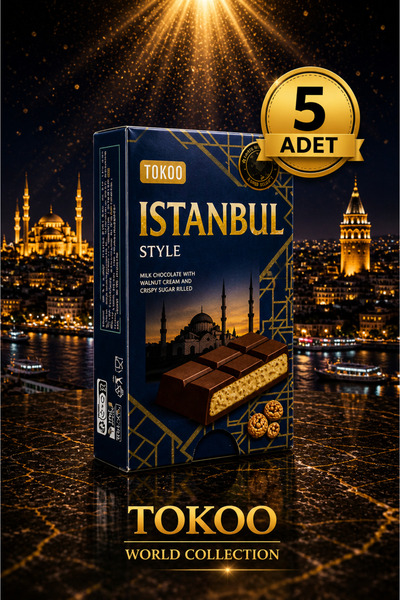 Istanbul: 30g*5 ad. Fındıklı krema ve çıtır kadayıf dolgulu sütlü çikolata