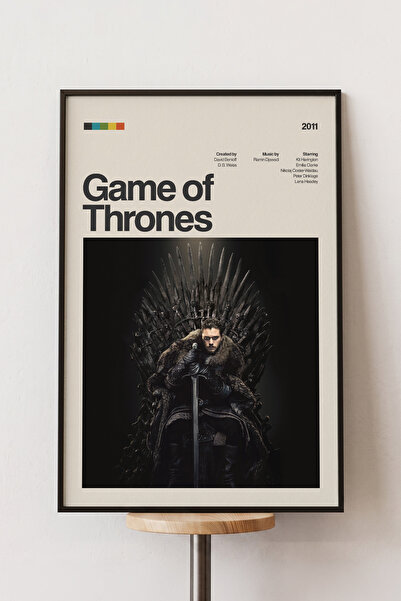 PeraPoster Game of Thrones Retro Dizi Posteri