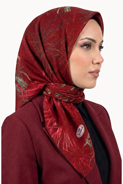 hadiora Women's Red Abstract Patterned Stitched Writing Pad