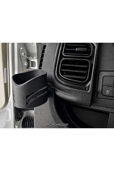 ERCTECH Fiat Ducato 2006-2026 Compatible Cup Holder In-Car Beverage and Phone Organizer