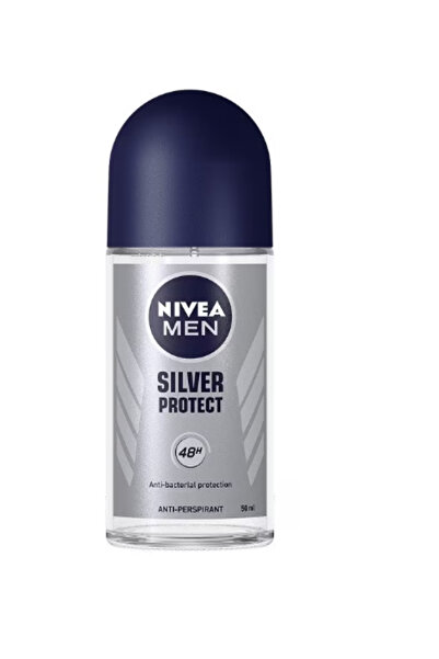 NIVEA Men Silver Protect Antiperspirant Deodorant Roll-On 50ml Protecție 48h