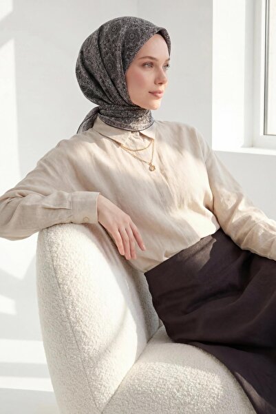Silk Home Soft Scarf Black 90X90