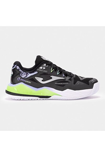 Joma Tspils2601Om Spin Women's Padel Shoes Black/Lime