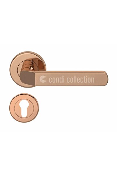 Condi Collection 1083 مقبض باب من الفولاذ المقاوم للصدأ PVD برونزي يالي