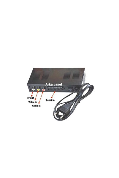 EuroStar Tüplü Tv Rf Çıkışını - Scart Çıkışına Çevirici Adaptör-RF Modülatör