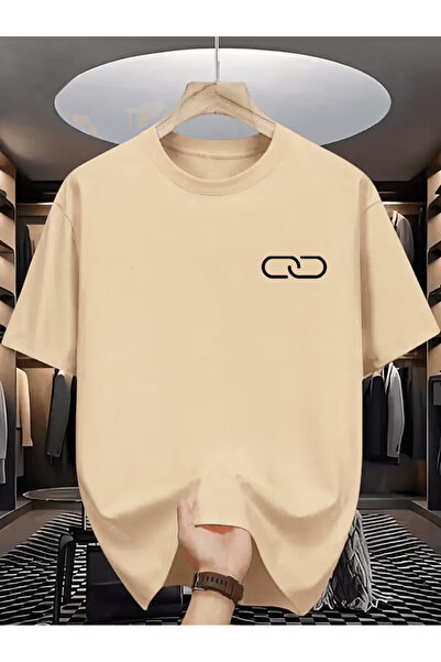 Generic Brand T-Shirt: Chain Logo Modern Graphic