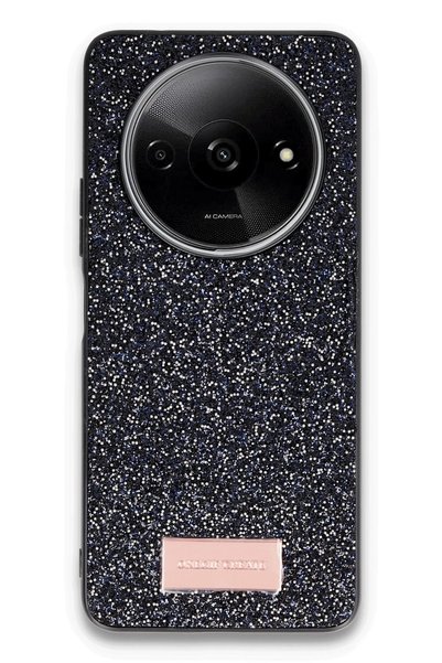 ONEGIF Ilkeshop Redmi A3 4g Bright Silvery Cover (200547) - Black
