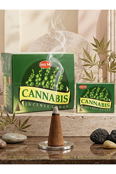 Hem Tütsü Cannabis Incense Cones 120 Adet – Aromatik Konik Tütsü