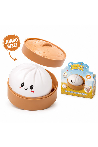 REVO Market Dumpling Squishy Mare, Mix de Culori - Jucării Antistres într-o C...