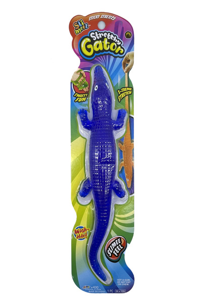 Jaru Esnek Dev Sürüngenler 30 cm - Mavi Timsah