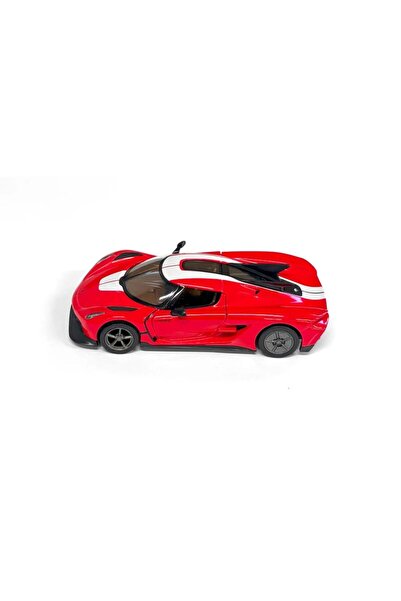 Noname Macheta auto metalica Kinsmart Koenigsegg Jesko Absolut Rosu, Scar...