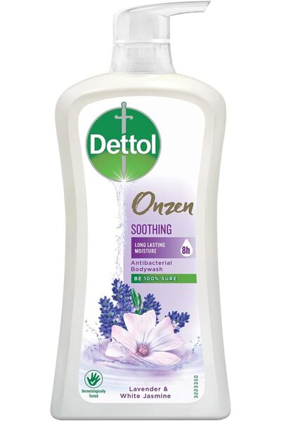 Dettol جل استحمام للجسم أونزن باللافندر المهدئ والياسمين الأبيض 900 مل