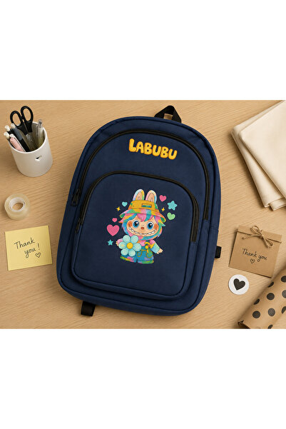 MYA MY Sevimli Labubu Desenli Sırt Çantası