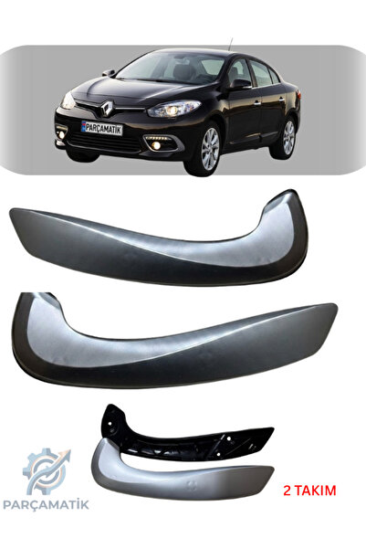 PARÇAMATİK Renault Fluence Megane 3 Kapı İç Kol Tutamağı Sağ Sol Takım Mat Kr...