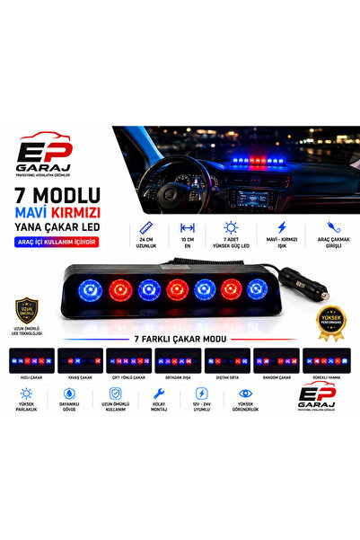 EP GARAJ OTOMOTİV ÜNİVERSAL BÜTÜN ARAÇLARA UYUMLU S6 / S7 HIGH POWER MAVİ KIR...
