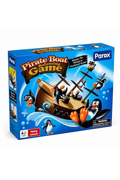 parox Joc de echilibru cu bărci pirat și pinguini, Joc interactiv de familie ...