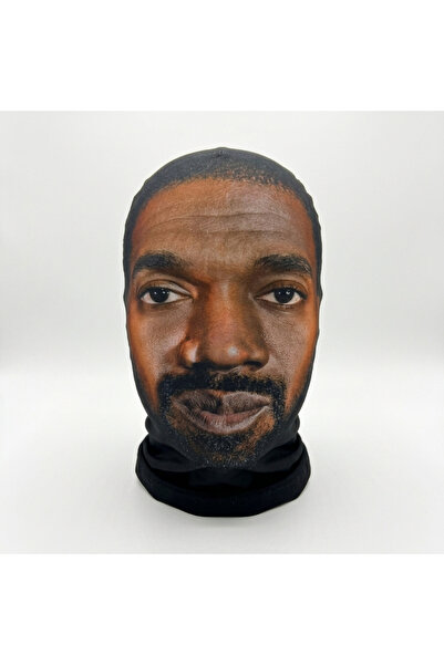 Yansıma Kanye West Baskılı, Rahat Görüşlü, Yıkanabilir Kumaş Maske – Gerçekçi...
