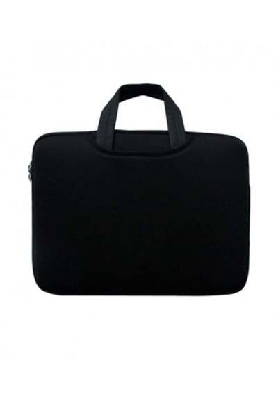 OTHE Soft-Touch Portable Laptop Bag with Zipper, 14-inch, Black