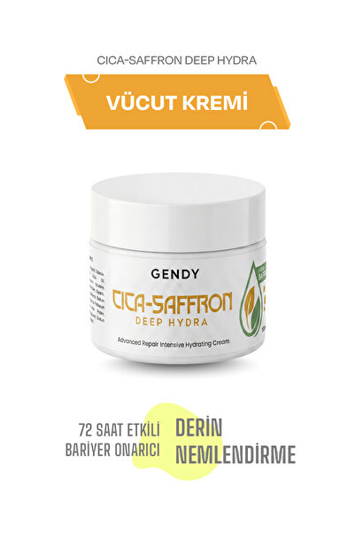 GENDY Cica-Saffron Deep Hydra - Cica & Safran Özlü, Yoğun Nemlendirici, Bariy...