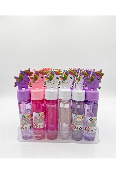 ni-ag Unicorn Bubbles Mini Baloncuk Köpük Oyuncak Üflemeli Köpük Baloncuk-6 A...