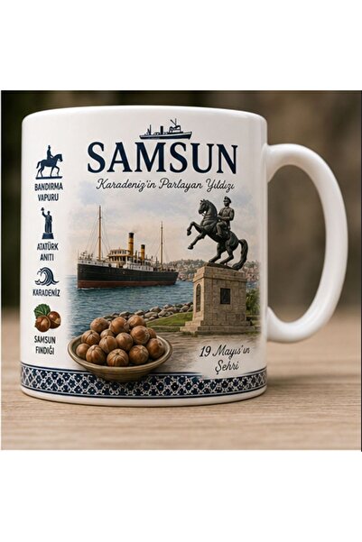 KADOREX DESIGN Turkish Cities Special Design Mug – Collection with Regional C...