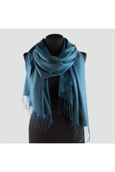 ZERO LAND Ilkeshop Double-Sided Shawl-Navy Blue