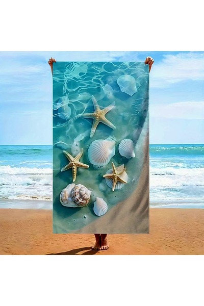 Elmas Dizayn 80X150 cm Bath&Beach&Sports Towel Quick Drying Water Absorbent S...