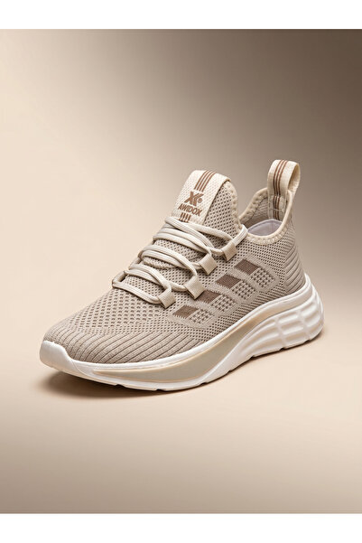 Babetty Günlük Unisex Sneaker Nefes Alabilen Triko Bağcıklı Hafif Spor Ayakkabı
