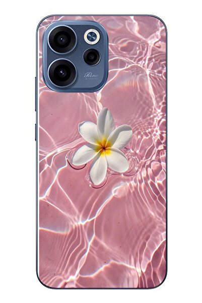 Oppo Reno 15f Compatible Wavy Daisy Printed Silicone Case
