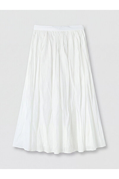 LC Waikiki تنورة LCW Modest بخصر مطاطي وسحاب أمامي