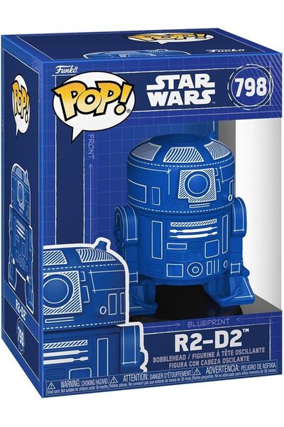 Next Plus Licensed Pop! R2-D2 (Blueprint) - Collectible Vinyl Figure - Gift I...