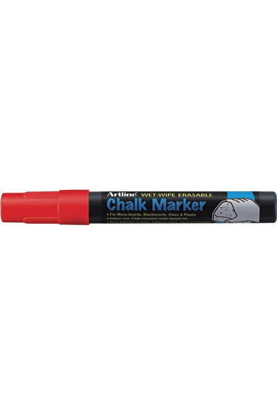 artline ARTLINE chalk marker, for whiteboards, 4.0mm tip - red
