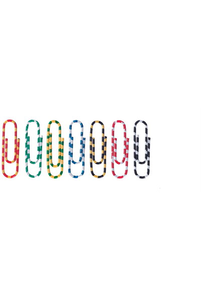 ALCO Agrafe colorate 50 mm, 100/cutie, Zebra - asortate