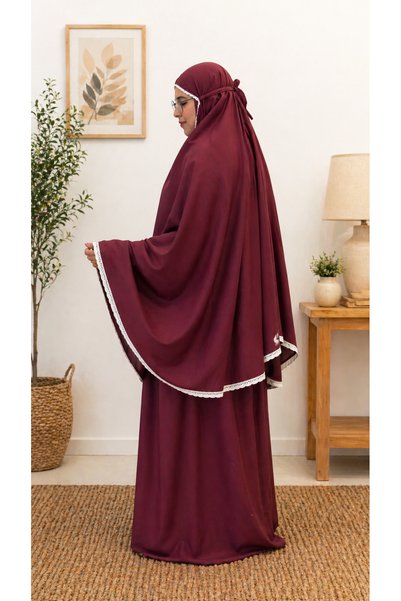 MORRISSA Two Piece Islamic Prayer Dress For Women Umrah Essential Easy To Wear Best To Gift
