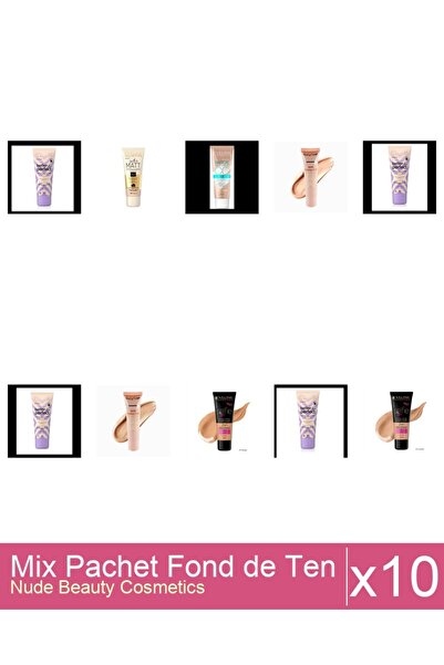 Makeup Set Mix 10 produse Fond De Ten: Eveline Better the Perfet, 01, ( ivory...