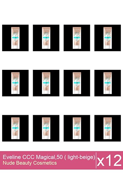 Makeup Set 12x Eveline CCC Magical,50 ( light-beige) , 30 ml
