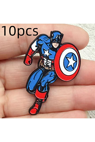 Choice7 Gold-color 10Pcs Creative Cartoon Character Alloy Brooch Badge Pins f...