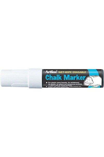 artline ARTLINE chalk marker, for whiteboards, 12.0mm tip - white