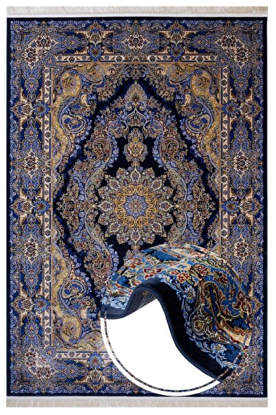 halinet Halı.Net Black Vintage Antique Washable Living Room Carpet Artemis-Si...