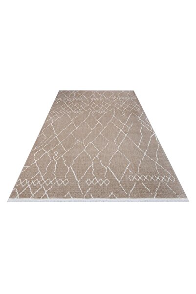 halinet Halı.Net Multi-Colored Modern Washable Non-Slip Living Room Carpet Cr...