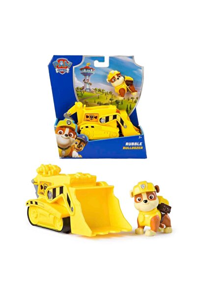 PAW PATROL Figür ve Görev Aracı Rubble