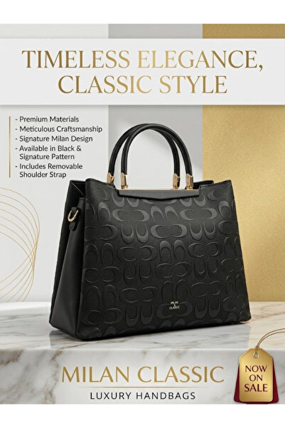 Milan CLASSIC WOMENS HAND BAG Classic Women’s Hand Bag Black 3301
