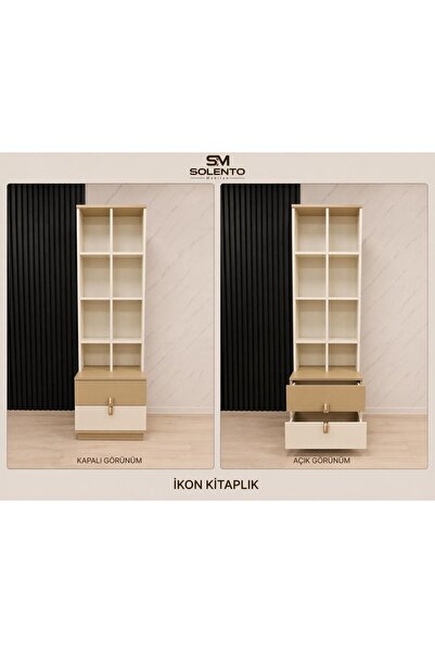 SOLENTO MOBİLYA İKON KİTAPLIK