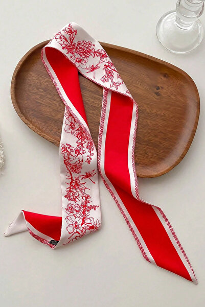 Atika Moda Kravat Eşarp Desenli