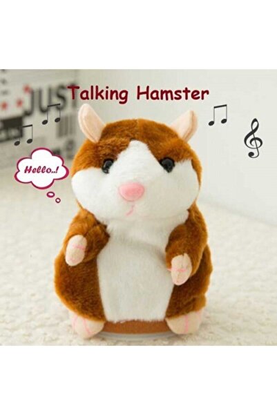 LRS STORE Talking Hamster Ses Taklidi Yapan Sevimli Fare Peluş Oyuncak