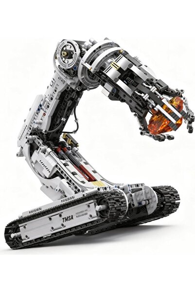 TOURQA Arm Robot Arm Building Kit 1468 Pieces – 4 Motorized Tracked Crawler S...