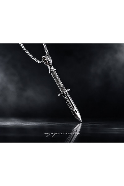 voyageaccessory Stainless Steel Military Knife Pendant