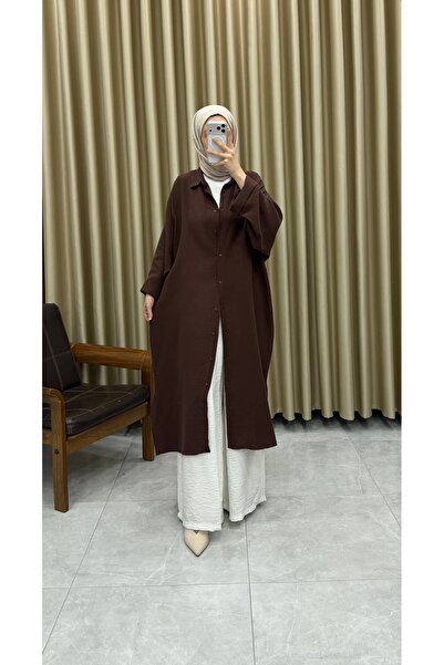 Minharir Tina Muslin Fabric Shirt Dress