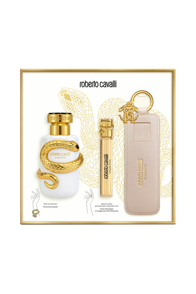 Roberto Cavalli Serpentine Parfum 100ML + 15ML Seyahat Boy + Charm Kılıf - Kadın Parfüm Seti